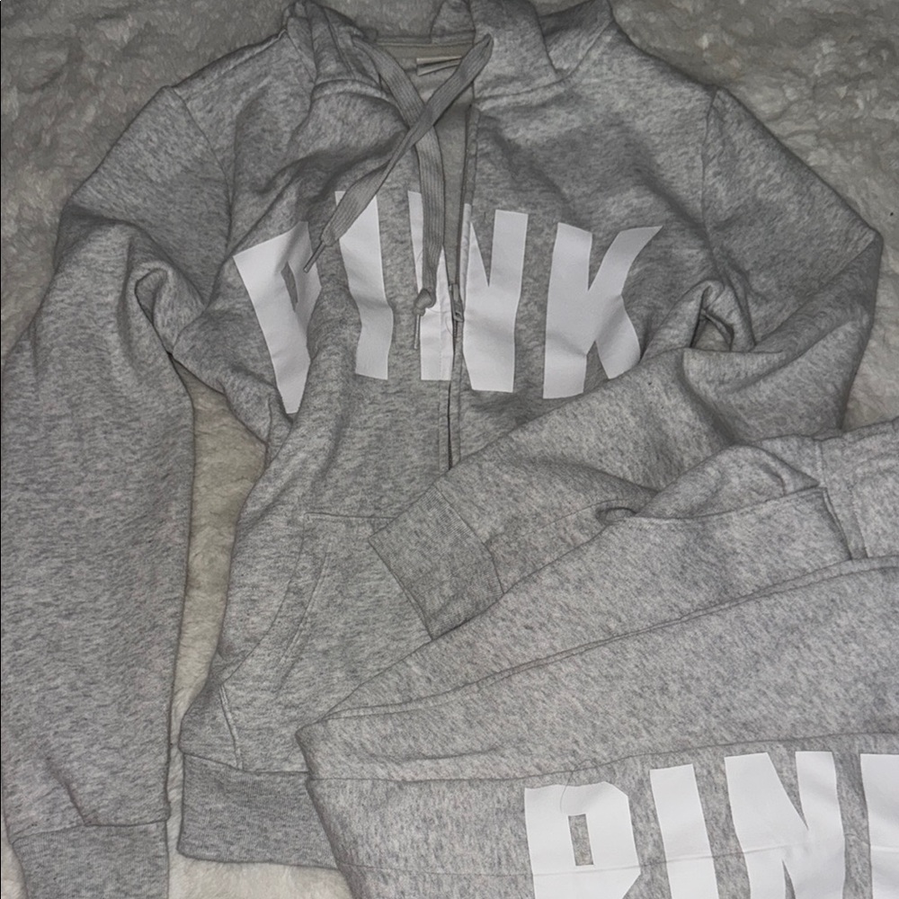 PINK Victoria's Secret Gray Hoodie
